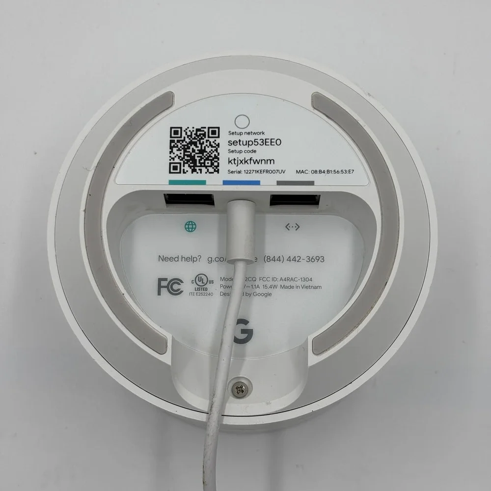Google WIFI Access Point Router GJ2CQ WIFI Google Mesh w/ Power Cord